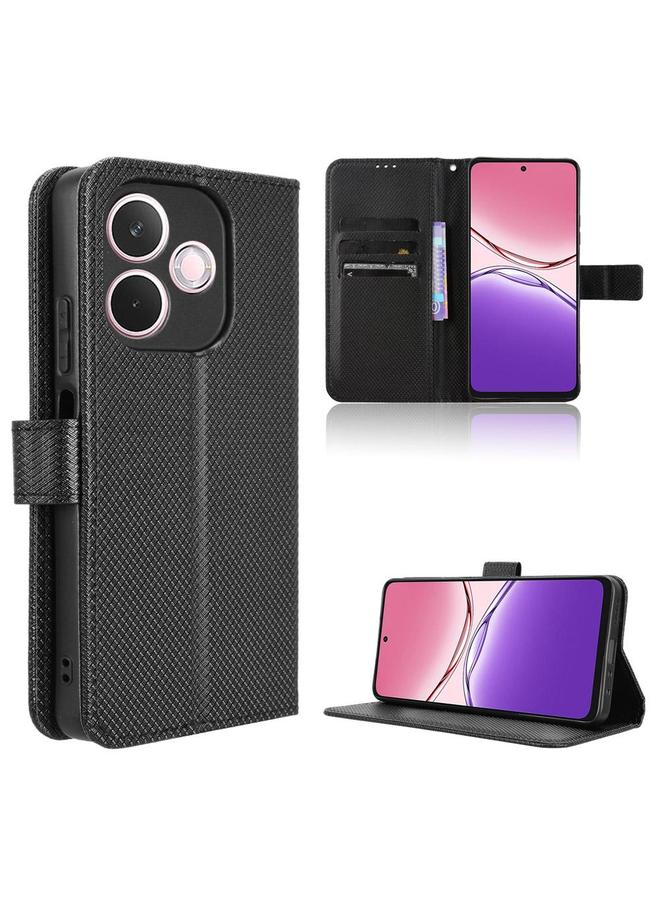 S-TOP Case For OPPO A5 Pro 5G Global Diamond Texture Leather Phone Case - Image 1