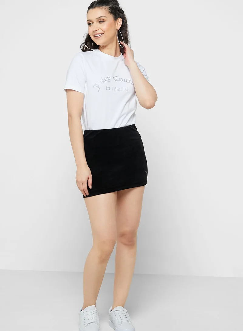 Juicy Couture Crew Neck Logo T-Shirt