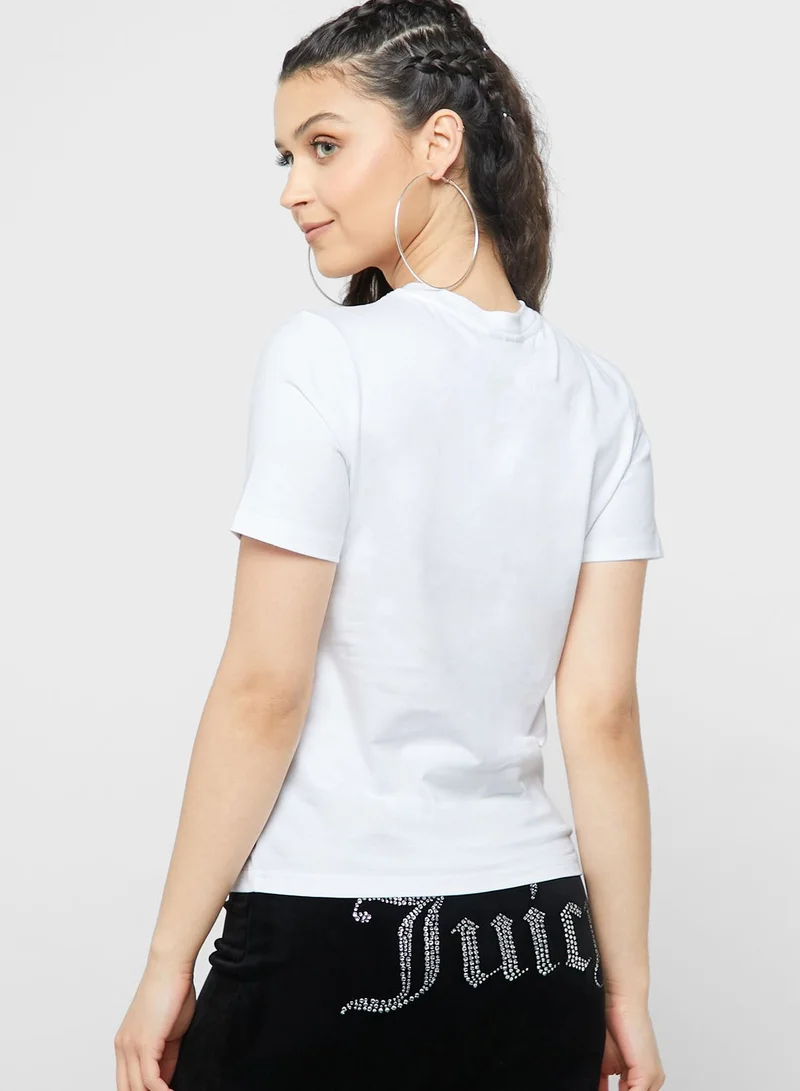 Juicy Couture Crew Neck Logo T-Shirt