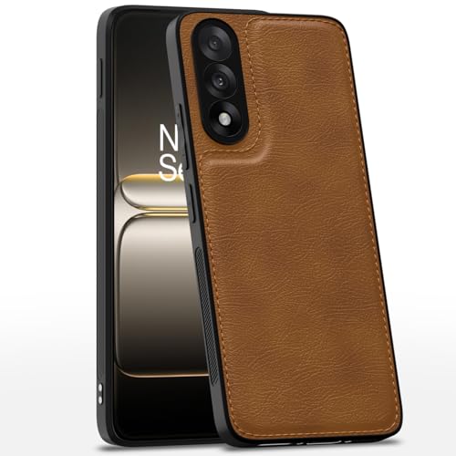 Pikkme Back Cover for OnePlus Nord 5 5G | Full Camera Protection, Raised Edges & Super Soft-Touch Bumper Case (Brown) - Image 1