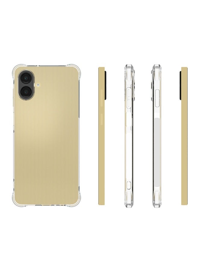 URBBKING Four Corners TPU Shock-Absorption Flexible Cell Phone Case Cover For Samsung Galaxy A07 Clear - Image 2