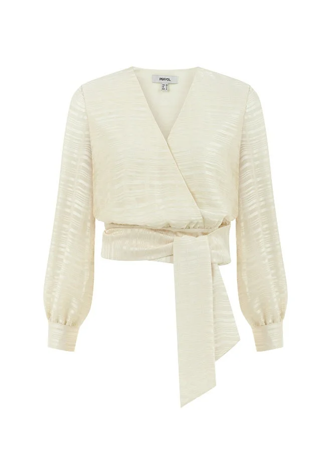 Ipekyol  Regular Fit Pleated Blouse for Women | Best Price UAE