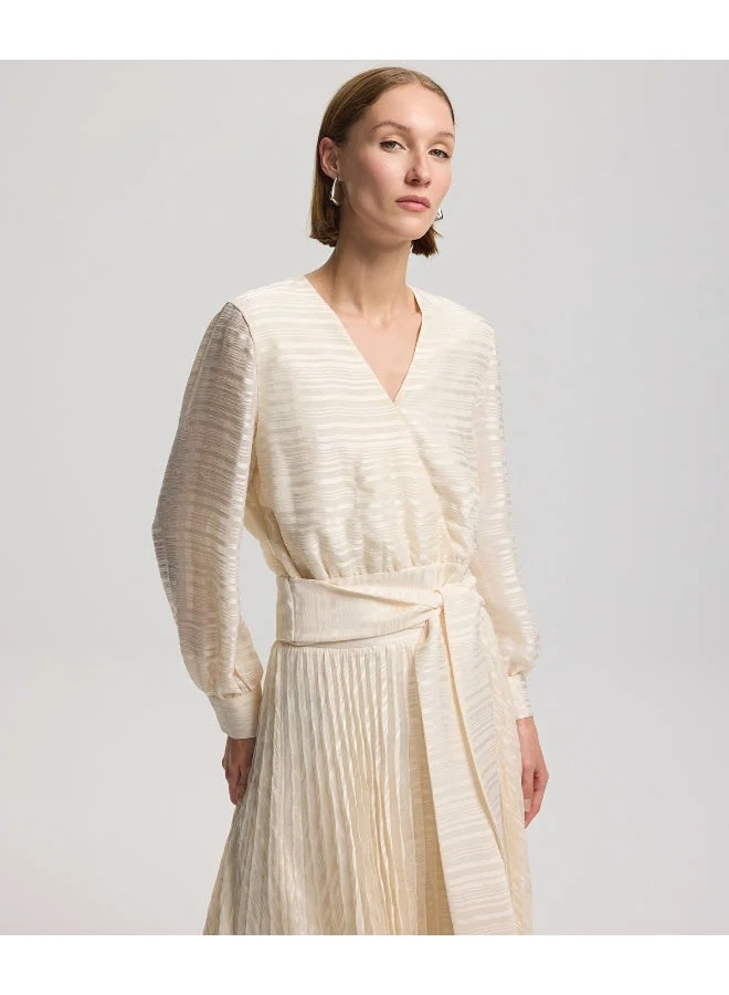 Ipekyol  Regular Fit Pleated Blouse for Women | Best Price UAE