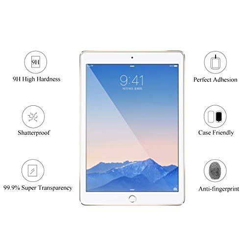 Ailun Screen Protector for iPad (9.7-Inch,2018/2017 Model,6th/5th Generation),iPad Air 1,iPad Air 2,iPad Pro 9.7-Inch 2016,Tempered Glass Film,Apple Pencil Compatible,Case Friendly - Image 4