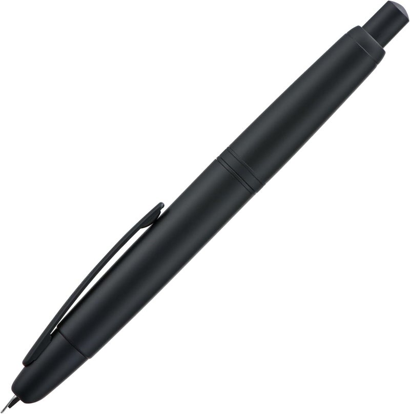 Goldleaf Jinhao 10 Capless Fountain Pen with Box Retractable Fine Nib with Converter Set (Clip Version) (Matte Black) - Image 5