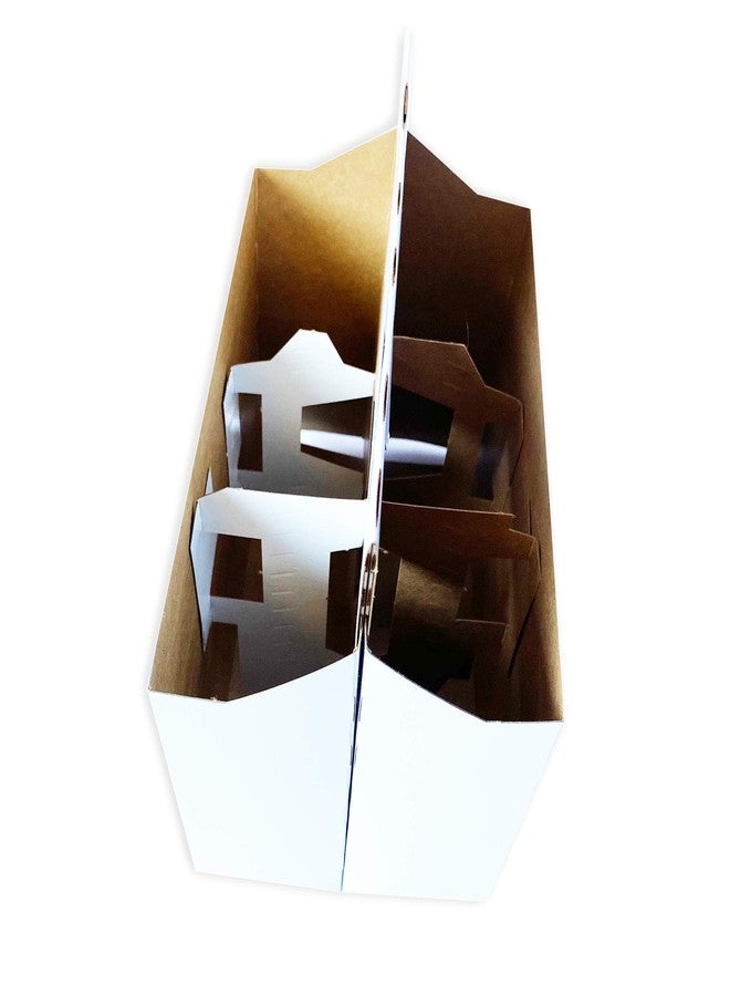ICE N COLD 6pk Cardboard Carrier (White, 50ct) | Holds 6pk 12oz Bottles - Image 5
