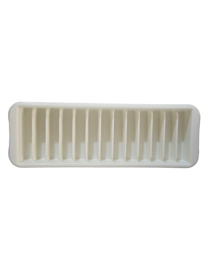 Happy Home - Plastic Ice Cube Tray for Quick Freezing Water Bottle with 13 Ice Cube Slots - Silicone Ice Cube Tray Set Makes 13 Ice Cubes, with Lid - Image 1