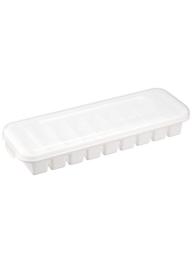 Happy Home - Plastic Ice Cube Tray for Quick Freezing Water Bottle with 13 Ice Cube Slots - Silicone Ice Cube Tray Set Makes 13 Ice Cubes, with Lid - Image 1