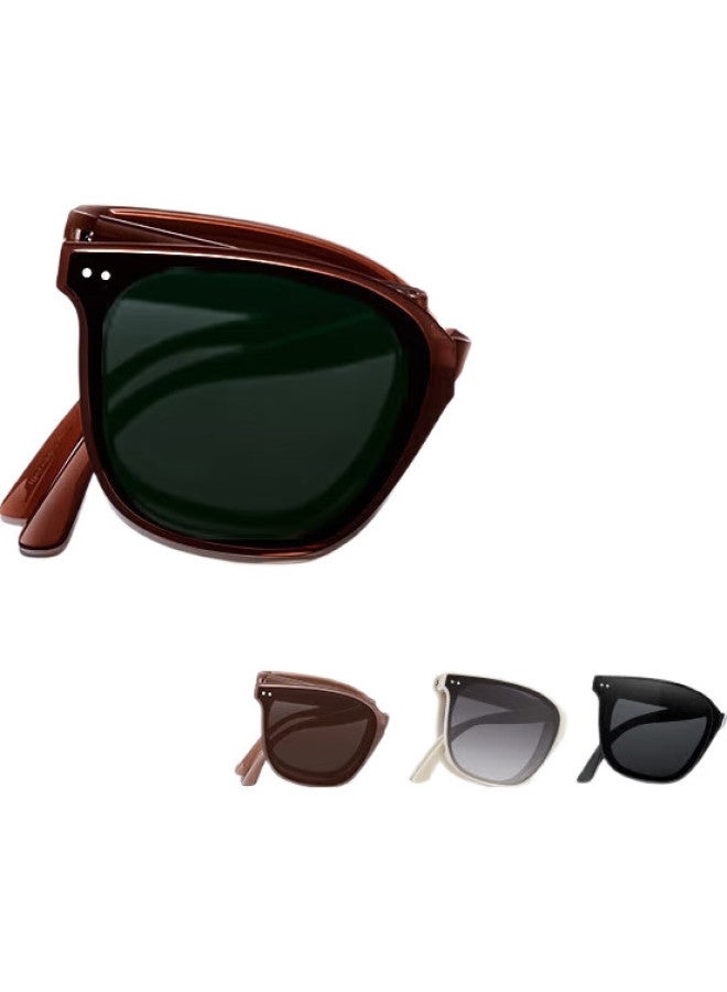LOHO Folding Sunglasses For Women 2025, High-End Sunglasses For Men, Polarized, For Driving, Sun Protection, Uv Protection, Ultra-Light Gm Glasses - Image 2