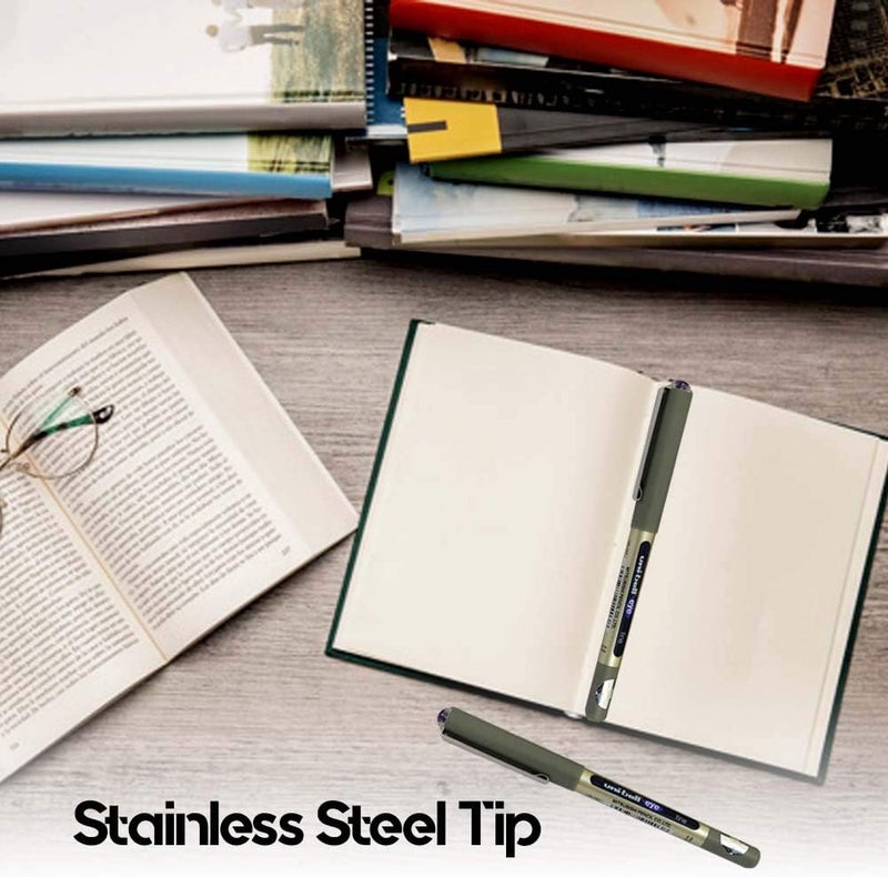 Uniball Uni-Ball EYE UB-157 Rollerball Pen - Violet (Pack of 3) - Image 4