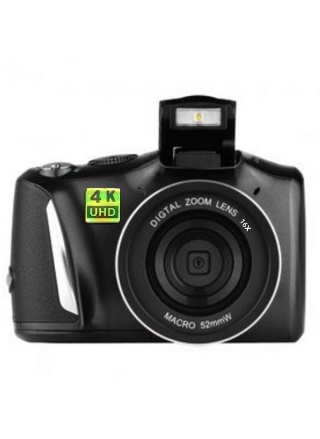 Generic English Product Digital Camera, 4K 48MP Full HD Point And Shooting Camera With 3-inch R6S-Body Color:Black +128G Card  - Image 5