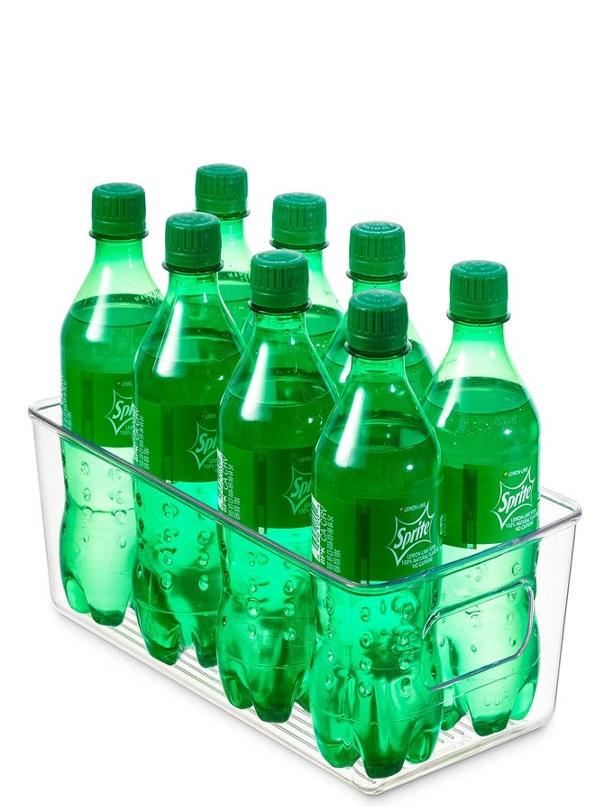 Seseno Set Of 8 Refrigerator Pantry Organizer Bins - Clear Food Storage Baskets for Kitchen, Countertops, Cabinets, Fridge, Freezer, Bedrooms, Bathrooms - Plastic Household Storage Containers - Image 3