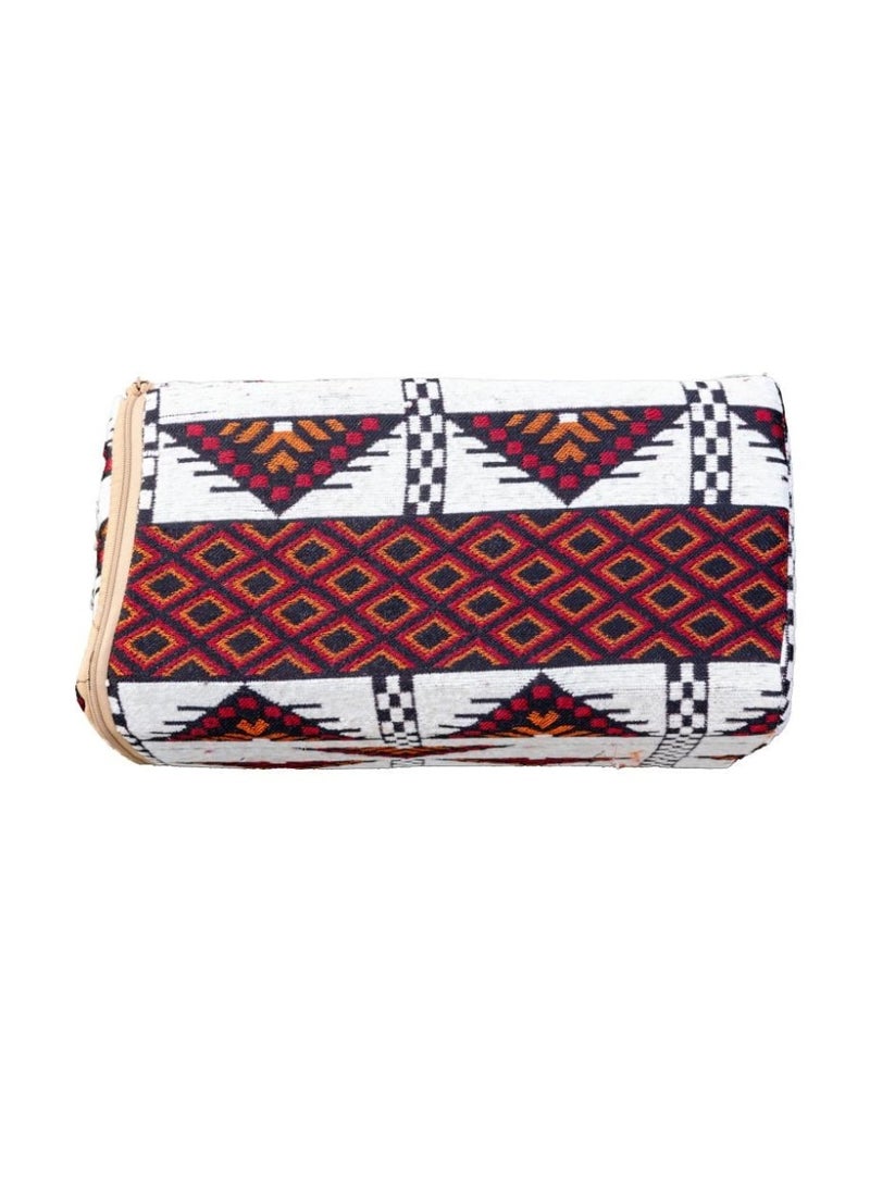 كادي ون بساط رحلات أرضي مكون من 5 قطع 200*300 سم، سجادة تخييم ل 9 اشخاص مبطن من 4 كراسي أرضية و مدة ، مجلس رحلات قماش تركي قابل للطي سماكة عالية مريح للجلوس مثالي للصحراء و البر - Image 3