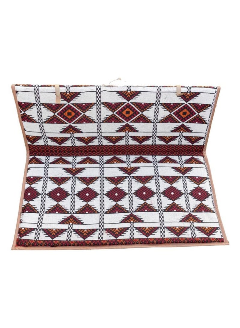 كادي ون بساط رحلات أرضي مكون من 5 قطع 200*300 سم، سجادة تخييم ل 9 اشخاص مبطن من 4 كراسي أرضية و مدة ، مجلس رحلات قماش تركي قابل للطي سماكة عالية مريح للجلوس مثالي للصحراء و البر - Image 2