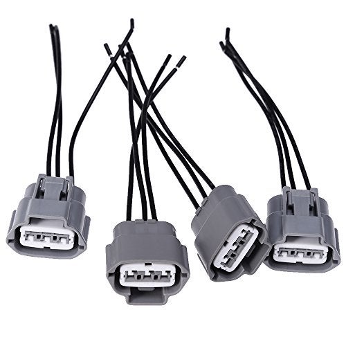 Anxingo Ignition Coil Connector Plug Wiring Harness Pigtail Replacement for Nissan Altima 2007-2015 Nissan Sentra 2000-2012 (4-Pack) - Image 3