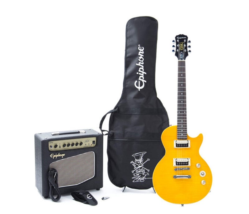 Epiphone PPGS-ENA2AANH3 Slash AFD Les Paul Performance Pack Electric Guitar - Appetite Amber - Image 1