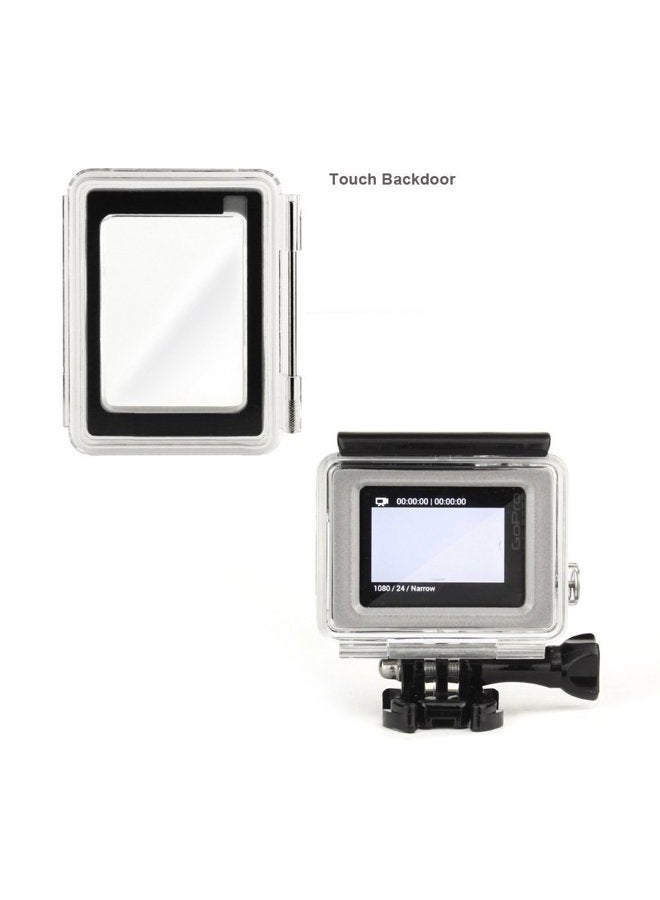 SOONSUN Backdoor Case Cover Kit for GoPro Hero 3+ Hero 4 Standard Waterproof Housing Case (Standard Backdoor + Skeleton Backdoor + LCD Touch Backdoor) - Standard Size Backdoor - Image 4