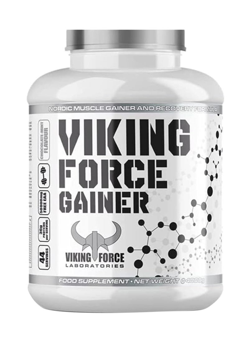 فايكينج فورس لابورتوريز فايكينج فورس جاينر - مكسب العضلات الفعال التوت، 4000 جرام، 44 وجبة، 36 جرام بروتين لكل وجبة، عامل تعافي - Image 1