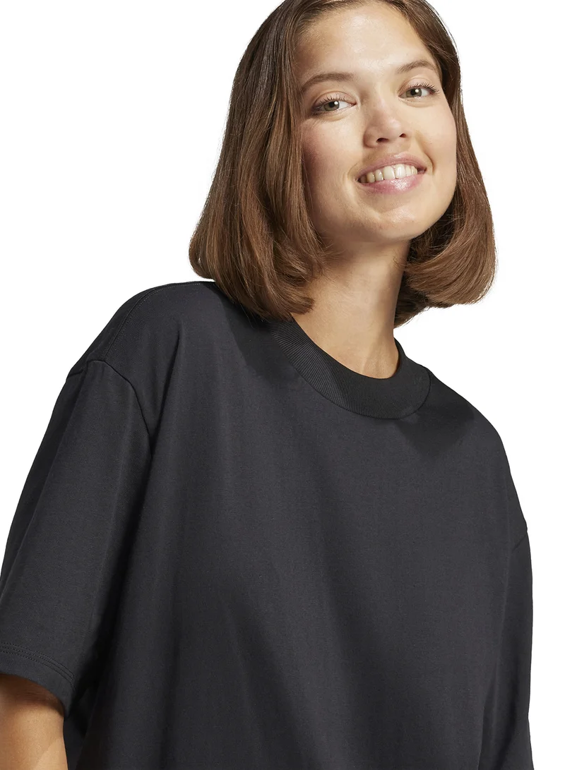 Adidas Essentials Contemporary Logo Boyfriend T-Shirt