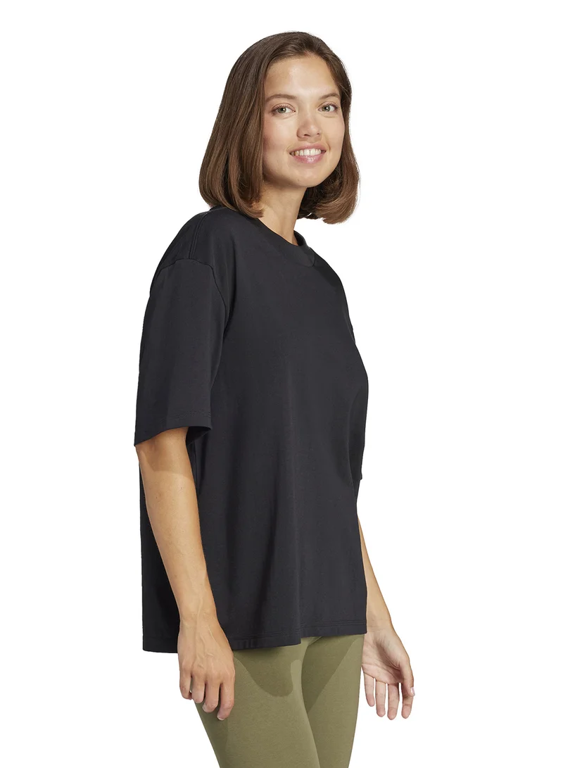 Adidas Essentials Contemporary Logo Boyfriend T-Shirt