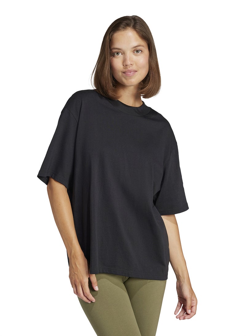 Adidas Essentials Contemporary Logo Boyfriend T-Shirt - Image 1