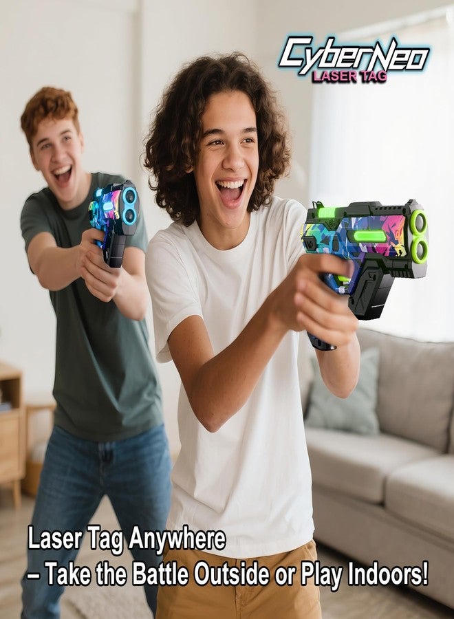Winyea Tag Laser Tag Set of 4, Lazer Tag Guns & Vests, Gift Ideas for Kids Teens and Adults, Cool Birthday Christmas Toys for Teenage Ages 8 9 10 11 12+Year Old Boy & Girls - Image 4