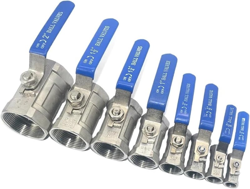 3 8 Inch 304 Stainless Steel One Piece Ball Valve Internal Threaded Tap Valve Switch - Image 3