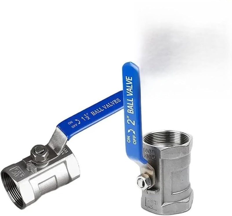 3 8 Inch 304 Stainless Steel One Piece Ball Valve Internal Threaded Tap Valve Switch - Image 1