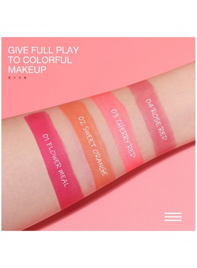 O.TWO.O O2O Long-Lasting Lip & Cheek Tint 4.5ml - 03 Red Cherry - Image 4