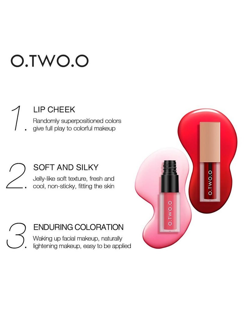 O.TWO.O O2O Long-Lasting Lip & Cheek Tint 4.5ml - 03 Red Cherry - Image 2