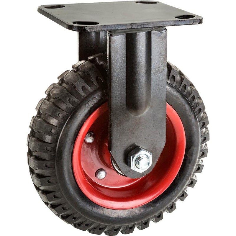 Steelex D2578 Fixed Heavy Duty Industrial Wheel 6 Black