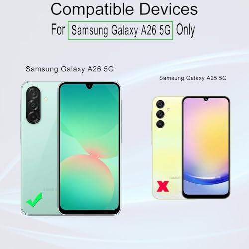 Ibywind Screen Protector For Samsung Galaxy A26 5G 6642 Pack9H Hardness Tempered GlassWith 1Pc Camera Lens Protector1Pc Back Carbon Fiber FilmEasy to Install - Image 3