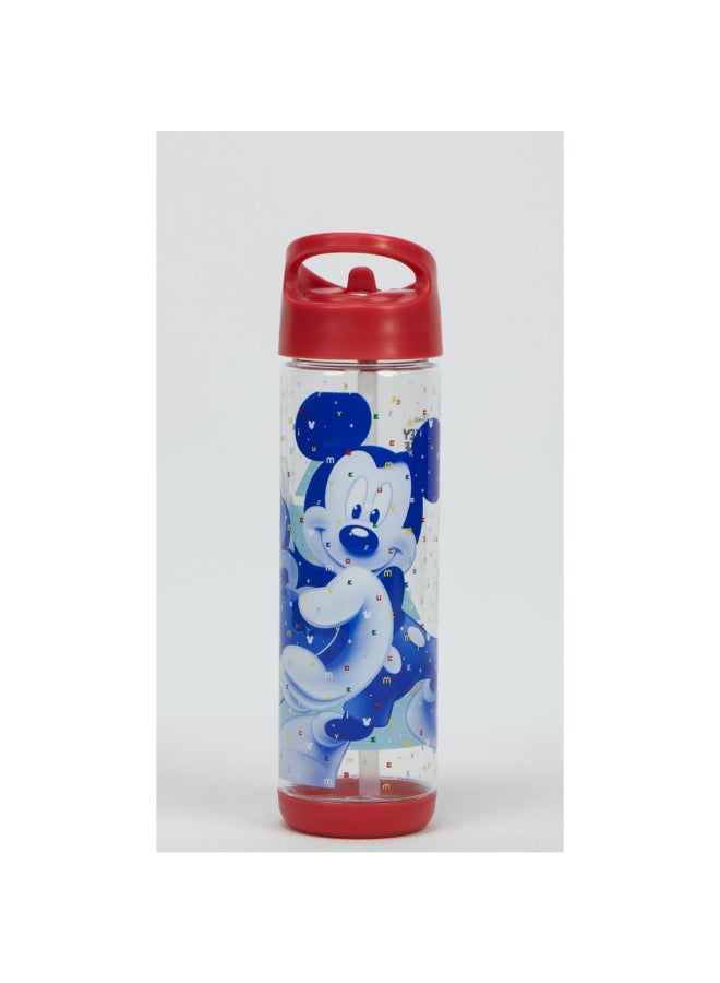 SunCe Disney Mickey Mouse Plastic Water Bottle with Straw Multicolour 500 ml SUNS-4300DMY  - Image 1