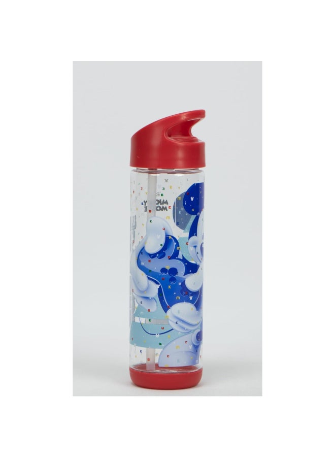 SunCe Disney Mickey Mouse Plastic Water Bottle with Straw Multicolour 500 ml SUNS-4300DMY  - Image 4