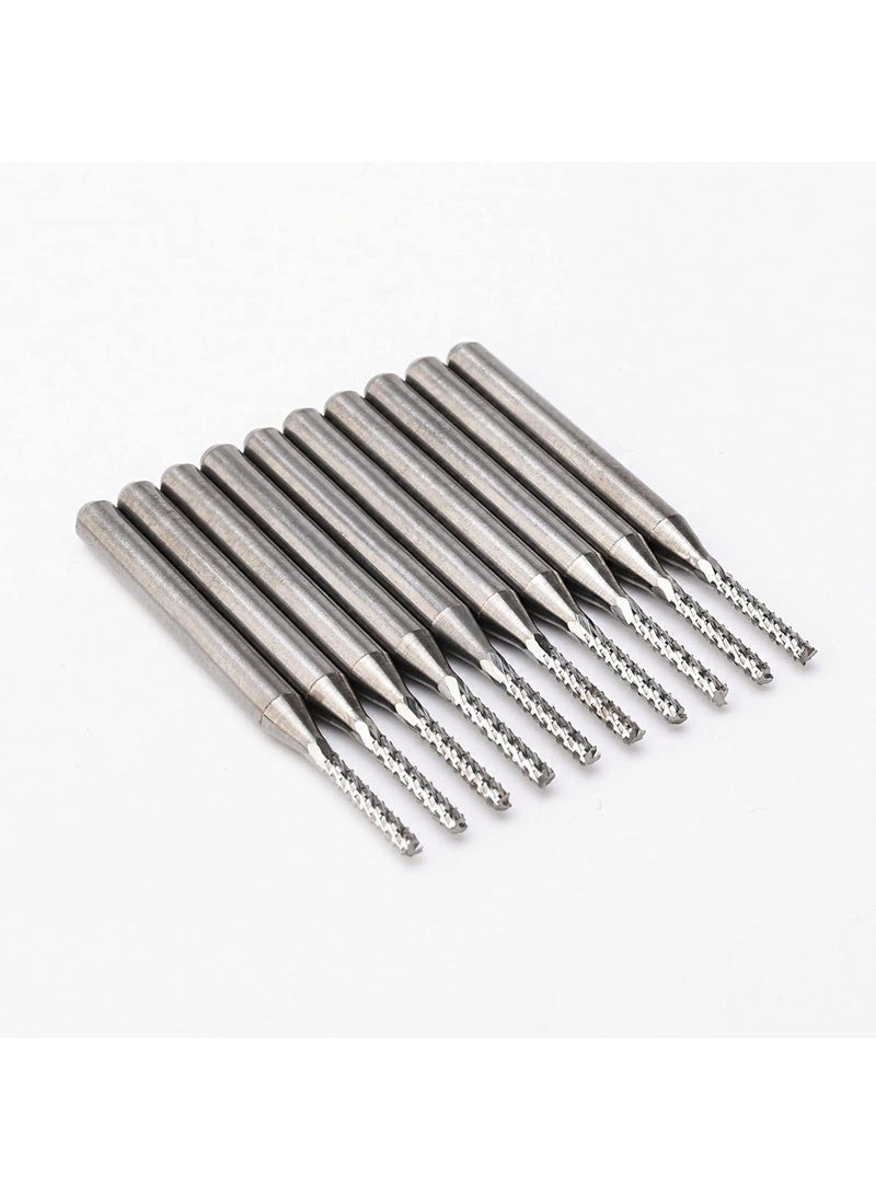 NewZoll 10 PCS Drills 15MM Carbide End Milling CutterCNC Router Bits End Mill for PCB Machine Tool  - Image 4