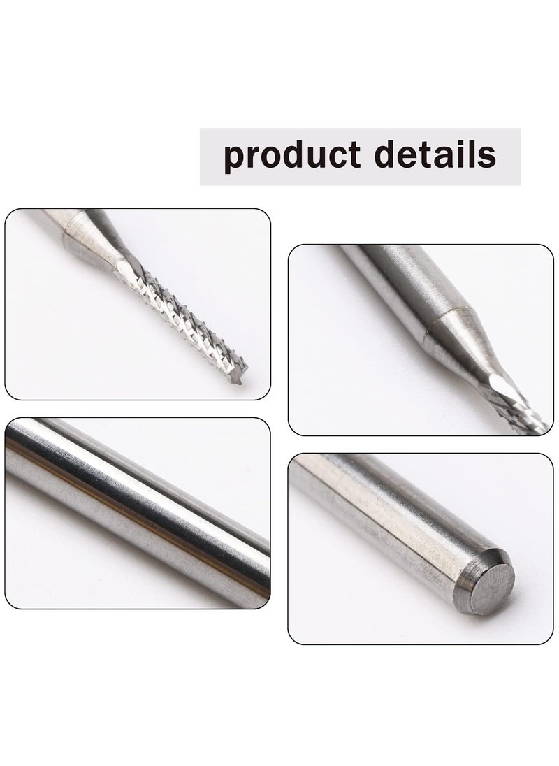 NewZoll 10 PCS Drills 15MM Carbide End Milling CutterCNC Router Bits End Mill for PCB Machine Tool  - Image 5