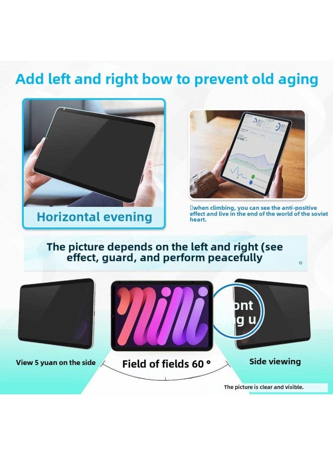 IPad Pro11 Magnetic Anti-peep Film Mini6/7 Removable Anti-peep Film Pro13 Inch Magnetic Privacy Film Applicable-Color:Magnetic Anti-peep Paper Film☆Neutral Packaging + Storage Clip + Polishing Cloth-Size:Ipad Air4/air5 10.9inch (2020/2022 Model) - Image 2