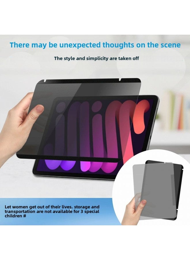 IPad Pro11 Magnetic Anti-peep Film Mini6/7 Removable Anti-peep Film Pro13 Inch Magnetic Privacy Film Applicable-Color:Magnetic Anti-peep Paper Film☆Neutral Packaging + Storage Clip + Polishing Cloth-Size:Ipad Air4/air5 10.9inch (2020/2022 Model) - Image 3