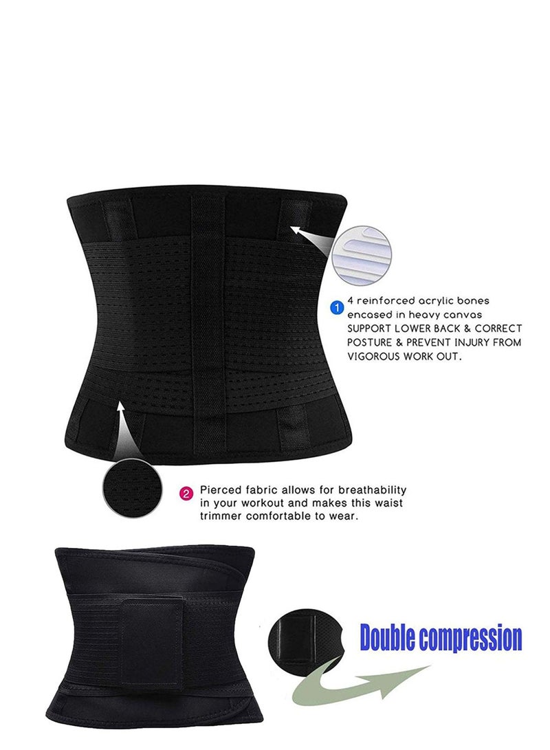 SYOSI Waist Trimmers, Sport Girdle Belt, Waist Trainer Belt for Women, Weight Loss Belt for Postpartum Recovery or Post Abdominal Surgery, Abdominal Strains and Weakness, Tummy Trainer  - Image 4