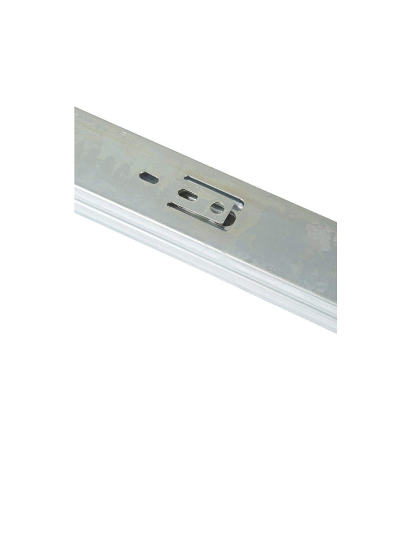 ROBUSTLINE Robustline Side Mounted Full Extension Drawer Slides Set | Silver Color | 20 inch | Metal | 2 Pieces  - Image 3