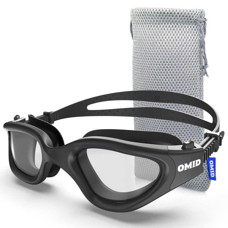 OMID Swim Goggles P2 Lite Comfortable AntiFog Swimming Goggles for Men Women Adults Youth