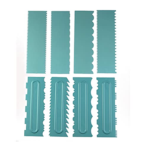 GA-DE GADE Cake Decorative Tall Scraper for Icing - 10inch (Combo (Design A+B)) - Image 3
