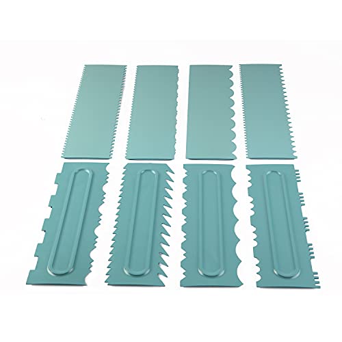 GA-DE GADE Cake Decorative Tall Scraper for Icing - 10inch (Combo (Design A+B)) - Image 2
