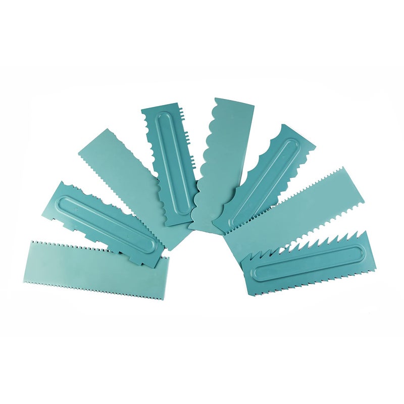 GA-DE GADE Cake Decorative Tall Scraper for Icing - 10inch (Combo (Design A+B)) - Image 5