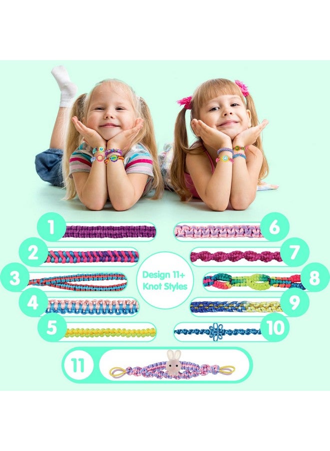 BIRANCO. BIRANCO. DIY String Crafts Toy for Kids Ages 6-12, Friendship Bracelet Making Kit for Girls 7 8 9 10 11 Years Old, Great Birthday Gift Idea for Teen Girl-Carrot Style  - Image 3