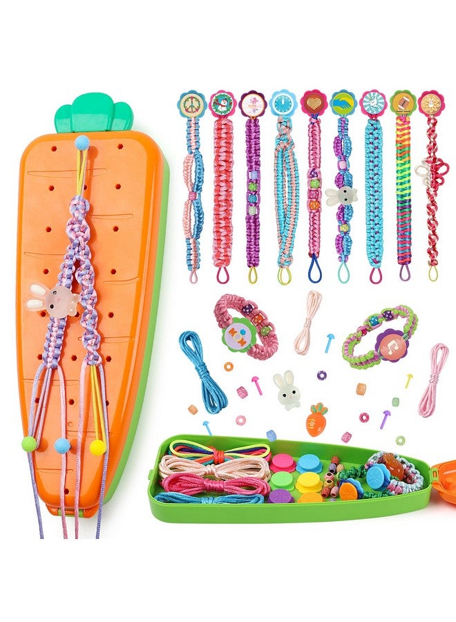 BIRANCO. BIRANCO. DIY String Crafts Toy for Kids Ages 6-12, Friendship Bracelet Making Kit for Girls 7 8 9 10 11 Years Old, Great Birthday Gift Idea for Teen Girl-Carrot Style  - Image 1