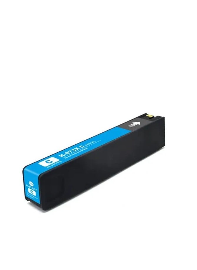 Terabyte - 973X Cyan Ink Cartridge with Latest Chip Replacement for HP 973 973X Ink for PageWide Pro 477dw 577dw 452dw 477dn 452dn 577z 552dw P55250dw Printers - Image 1