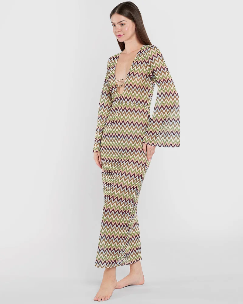 ايسلا اند ايفي Crochet Maxi Coverup