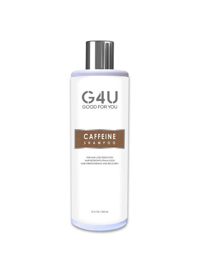 G4U Caffeine Shampoo for Thinning Hair, Hair Loss and Hair Growth for Men and Women. Natural Sulfate Free. Caffeine Biotin Saw Palmetto and more. For Home, Salons and Spas. 12 Fl Oz - Image 1
