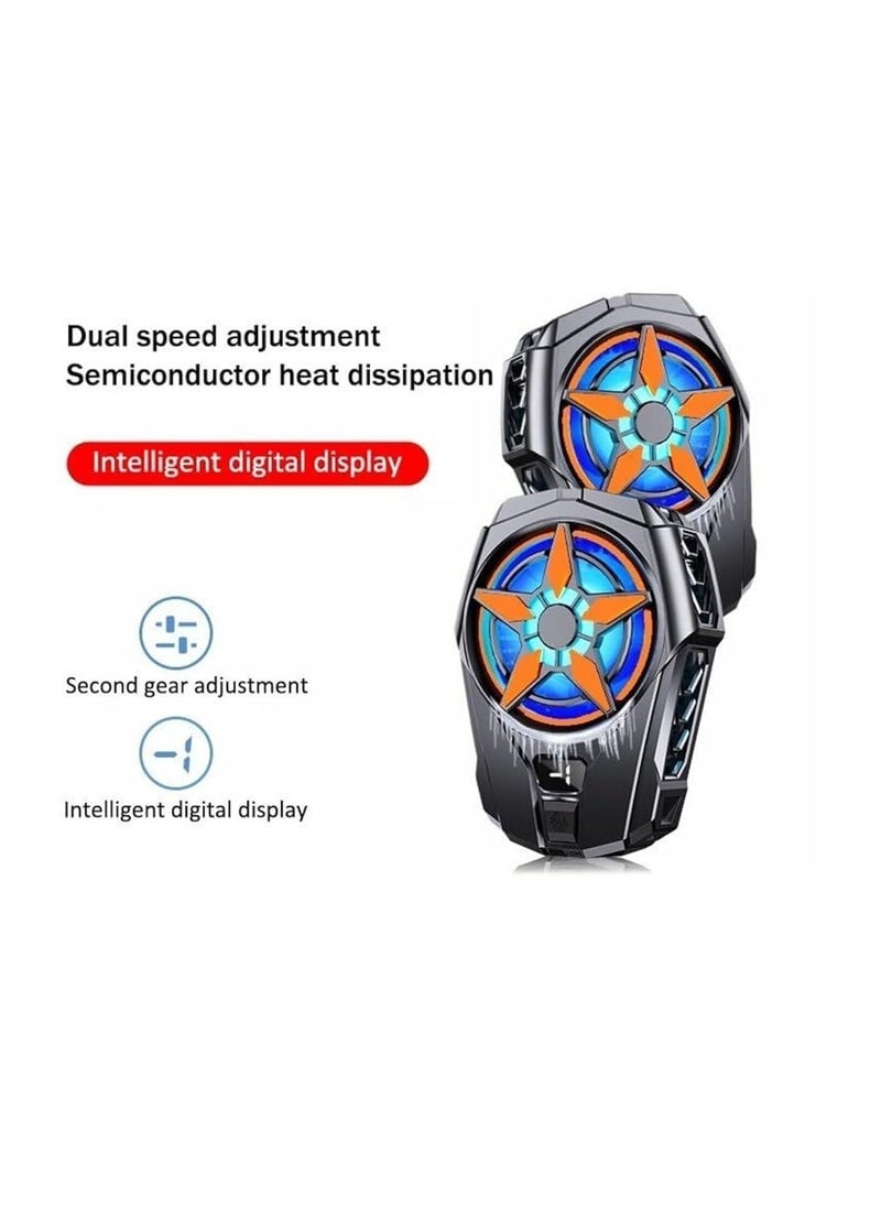 إلترازون SL-09 Mobile Phone Radiator with Digital Display – Advanced Semiconductor Cooling Fan for Gaming Phones – Ultra-Fast Heat Dissipation, Low Noise, Compact USB-Powered Phone Cooler for Android & iPhone Devices  - Image 2